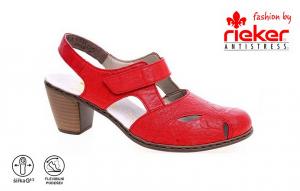 Rieker 40974-34 dámská obuv 20624, červená, velikost 38