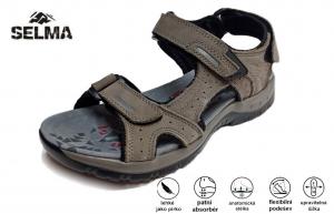 Selma LR20324 dámské - chlapecké sportovní sandály 20872, šedá