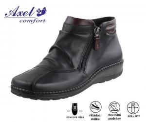 Axel 1725 dámská kotníková obuv 20649, černá kombi (DIA), velikost 39