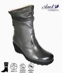 Axel 4352 dámská poloholeňová obuv /polokozačky/ 20653, šedá