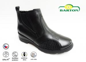 Barton 21376 dámská kotníková obuv 20932,černá (hallux valgus)