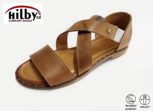 Hilby BB-1161 dámské sandály 20707, koňaková