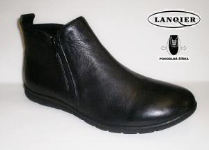 Lanqier 39C708 dámská kotníková obuv 20366, černá, velikost 36