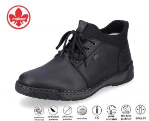 Rieker B0301-00 pánská kotníková obuv 20970, černá