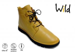Wild 15019125A2 dámská poloholeňová obuv /polokozačky/ 20960, žlutá