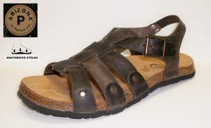 20336 Pánské sandály Arizona 1871-16, hnědá, velikost 41