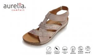 Aurelia K154 dámské sandály 21066, růžová