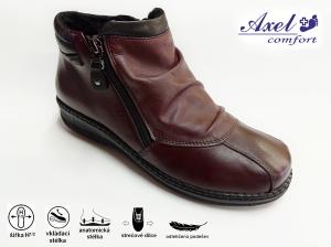 Axel AXBW081 dámská kotníková obuv 20748, bordó ( DIA ), velikost 37