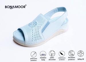 Bonamoor 20002 052 dámské sandály 20883, sv.modrá