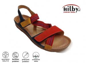 Hilby WA-766 dámské sandály 20780, vícebarevná