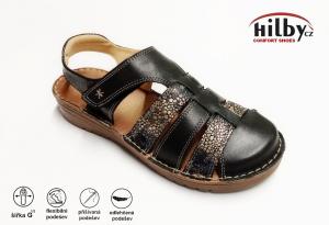 Hilby WA-734 dámské sandály 20781, černá