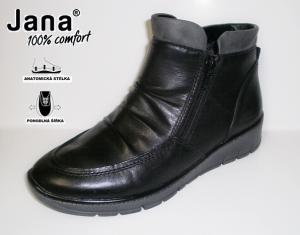 Jana 25405-29 dámská kotníková obuv 20470, černá, velikost 38