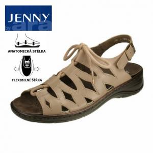 20320 Dámské sandály Jenny by ara 56550-24, béžovošedá, velikost 37