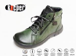 Kacper 3-1288 pánská kotníková obuv 21119, zelená