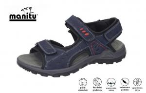 Manitu 610008-05 pánské sandály 20913, modrá