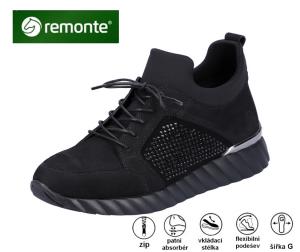 Remonte D5976-03 dámská kotníková obuv 20935, černá