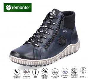 Remonte R8272-14 dámská kotníková obuv 20971, modrá