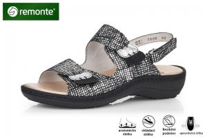 Remonte D7638-02 dámské sandály 20717, černá kombi, velikost 37