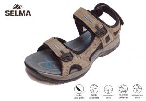 Selma LR20115 dámské - chlapecké sportovní sandály 20873, béžová