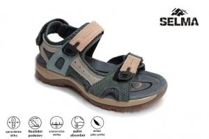 Selma LR20115 dámské - chlapecké sportovní sandály 21062, multicolor